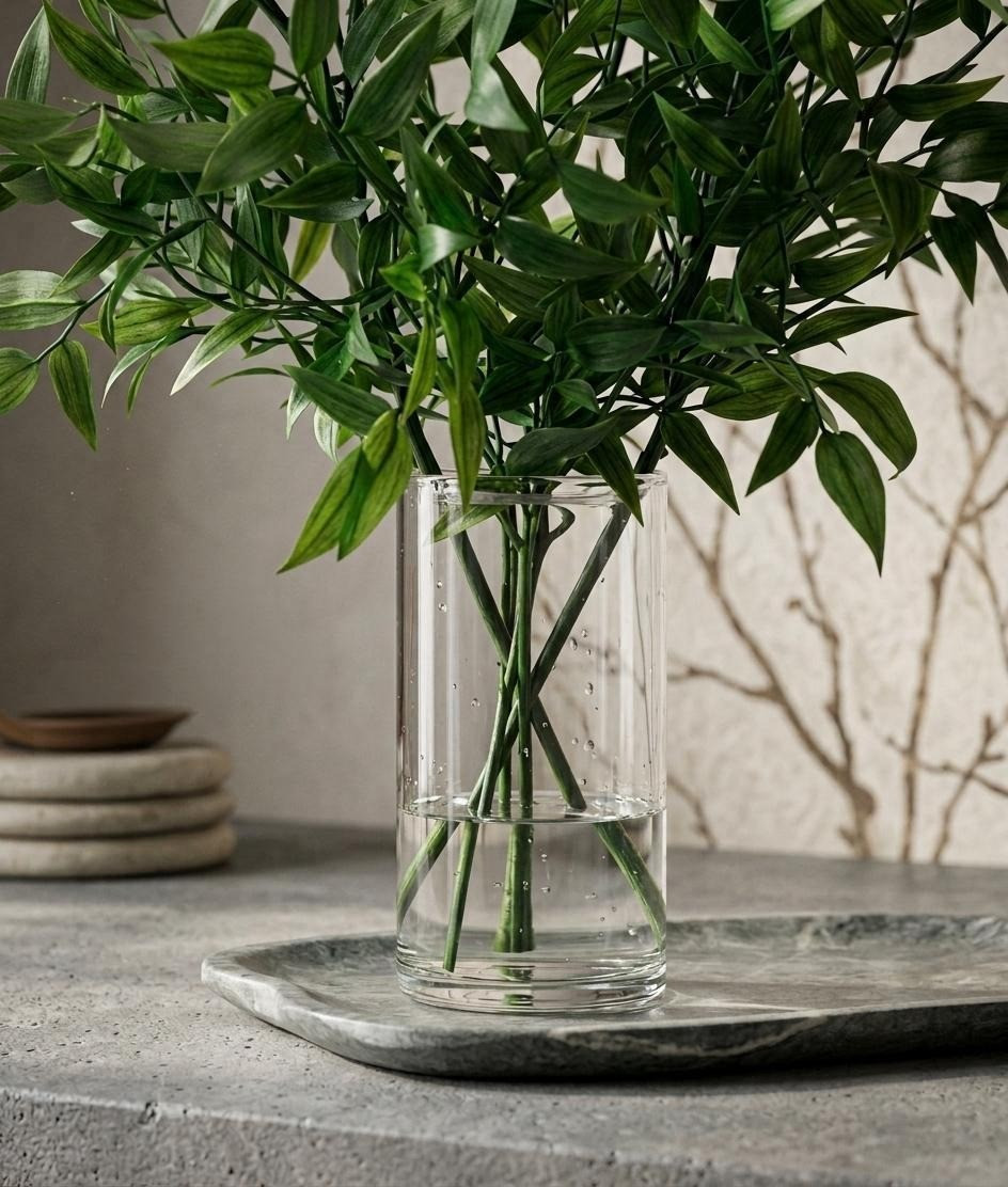 This artificial green foliage arrangement in a sleek glass cylinder delivers a fresh, organic look with zero maintenance. It is a versatile staple for console styling, countertops, or side tables.#targetstyle #fauxgreenery #neutraldecor #tabletopdecor

#LTKSeasonal #LTKHome