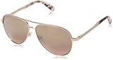 Kate Spade New York Women's Amarissa Aviator Sunglasses, Gold Pink/Gold Gradient Pink, 59 mm | Amazon (US)