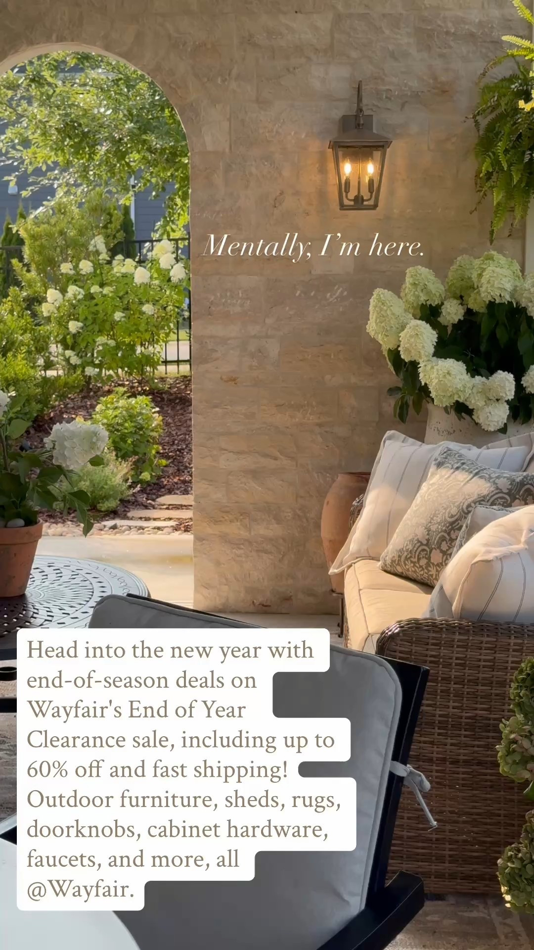 Wayfair’s End of year Clearance event:
Get ready for the new year! 
Outdoor ideas, patio ideas, shed, outdoor living 

#LTKHome #LTKFindsUnder50 #LTKFindsUnder100