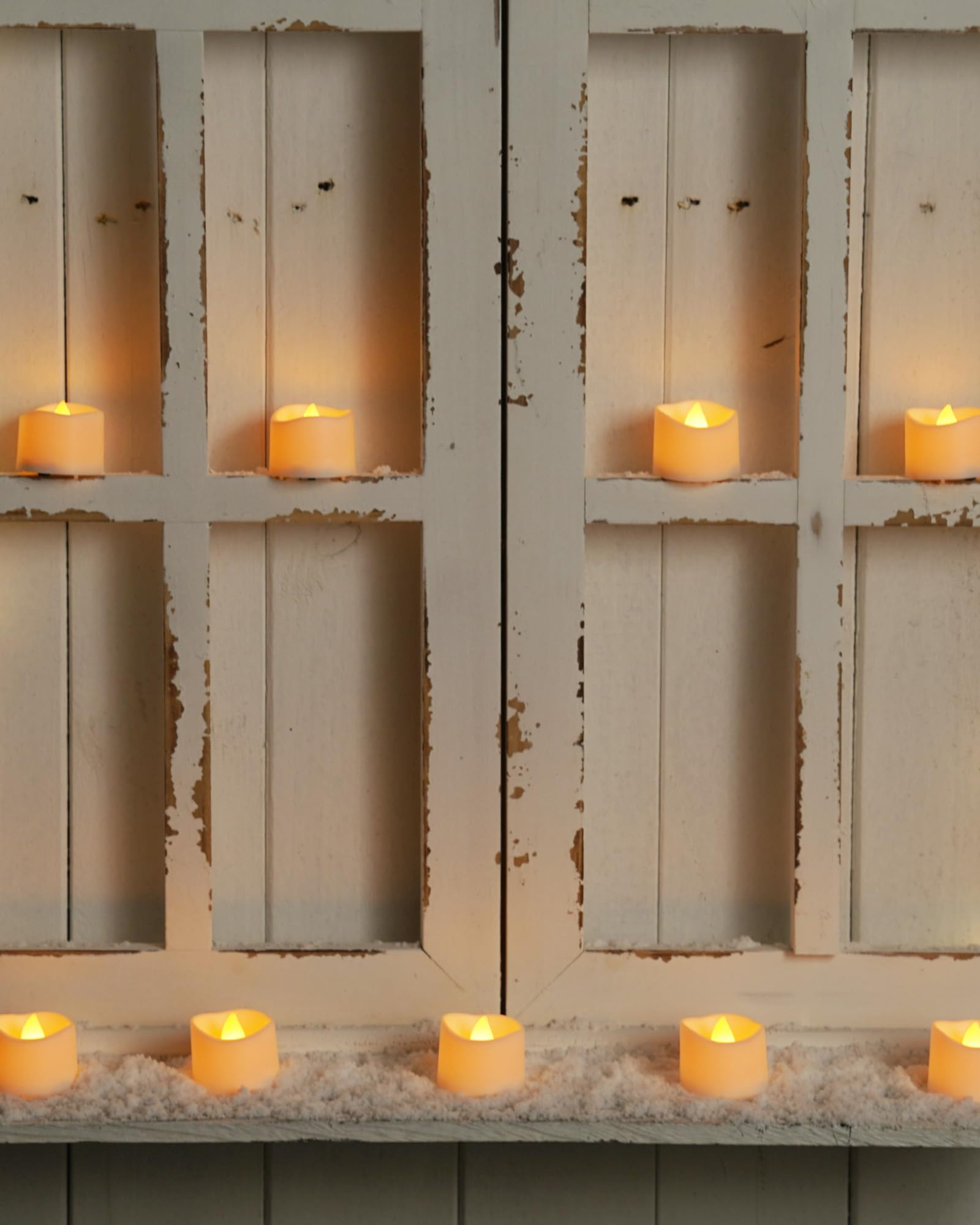 Homemory 12-Pack Flameless LED Tea Lights Candles Battery Operated, 200+Hour Fake Electric Candle... | Amazon (US)