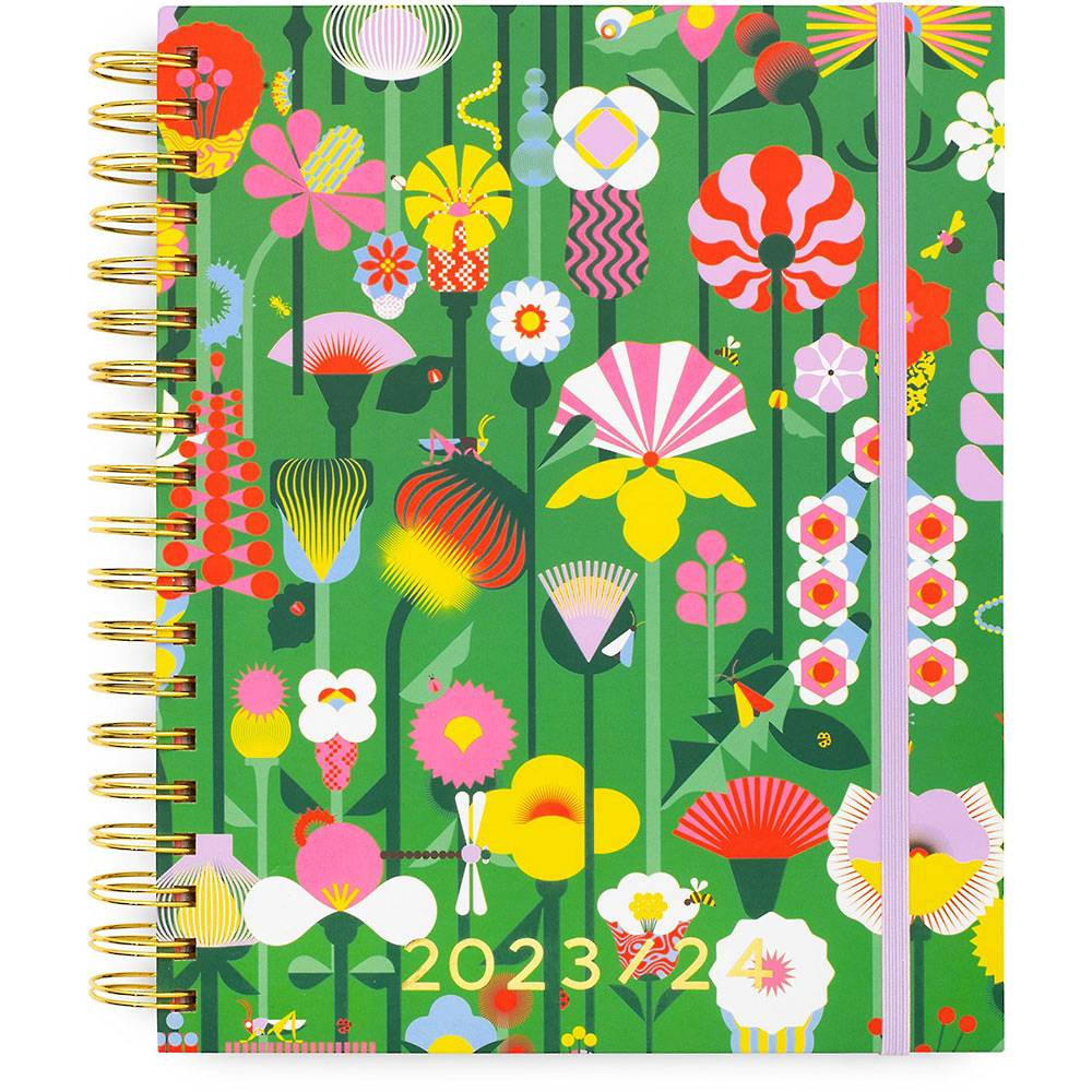 2023-2024 ban.do Geometric Floral Green Weekly Planner | Paper Source | Paper Source