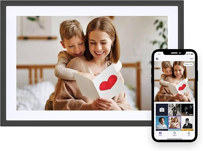 5G WFI Digital Picture Frame 10.1 Inch Smart Digital Photo Frame with 1280x800 IPS HD Touch Scree... | Amazon (US)