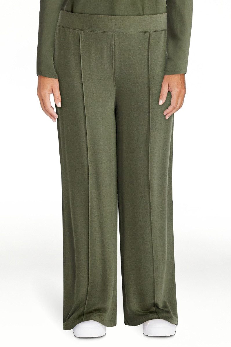 Time and Tru Women's Knit Wide Leg Pants, Sizes XS-XXXL | Walmart (US)