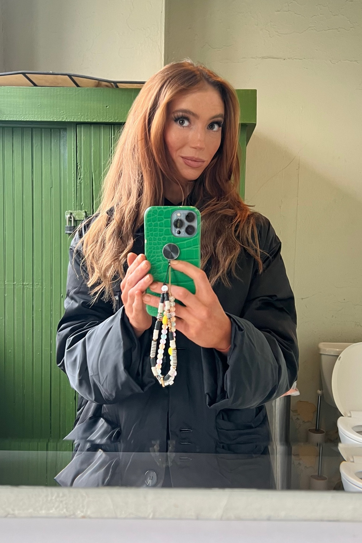 Megan’s with red hair just might be on to something 
Megan Fox 

Red hair shampoo, red hair make up, red hair accessories, auburn hair, leather phone case, phone charms, Prada jacket, green style 

#LTKbeauty #LTKunder100 #LTKworkwear