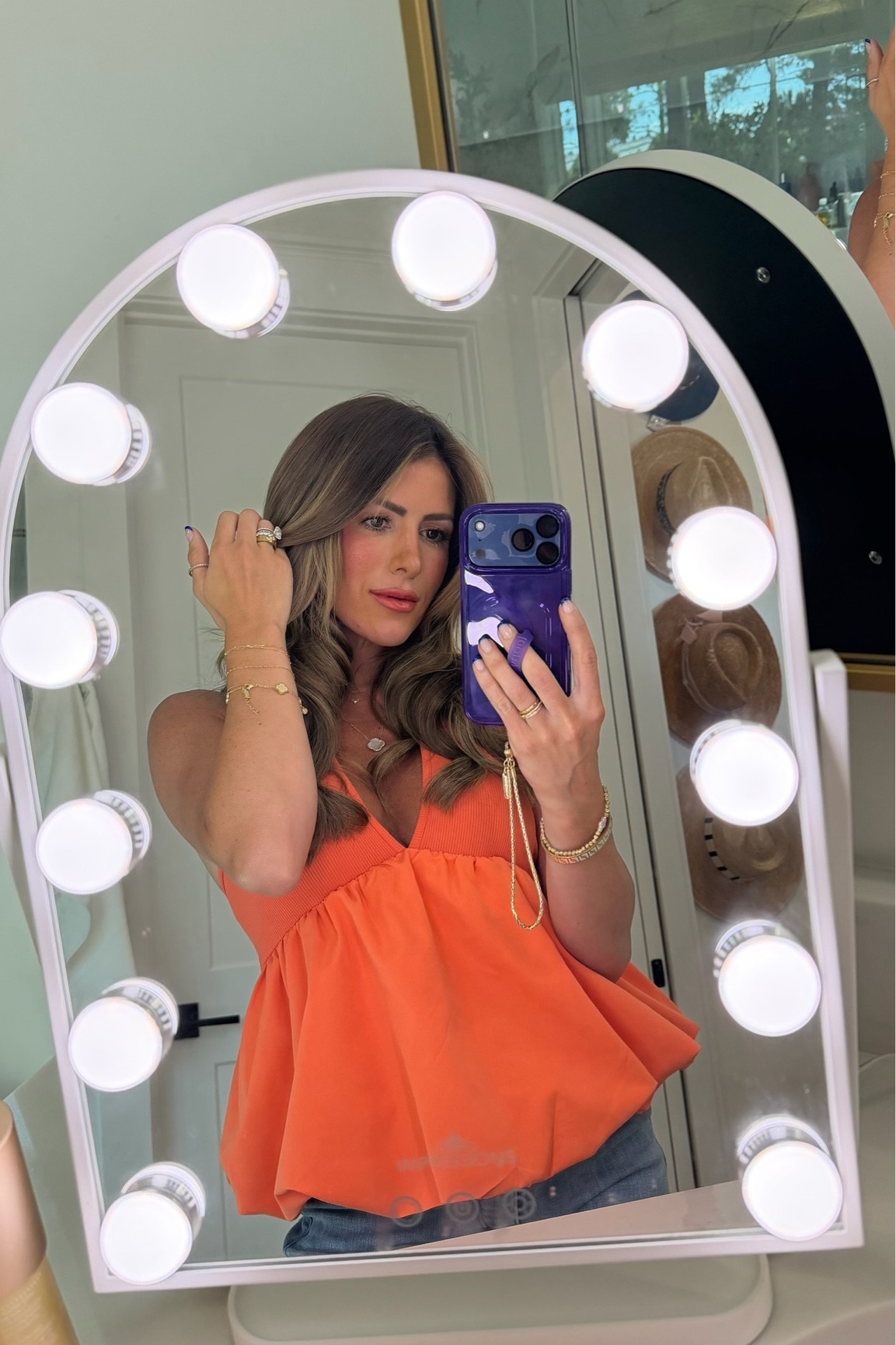 Orange top from Amazon, summer tops, summer fashion, amazon clothing, amazon finds, 30A outfits, jess fay

#LTKPetite
