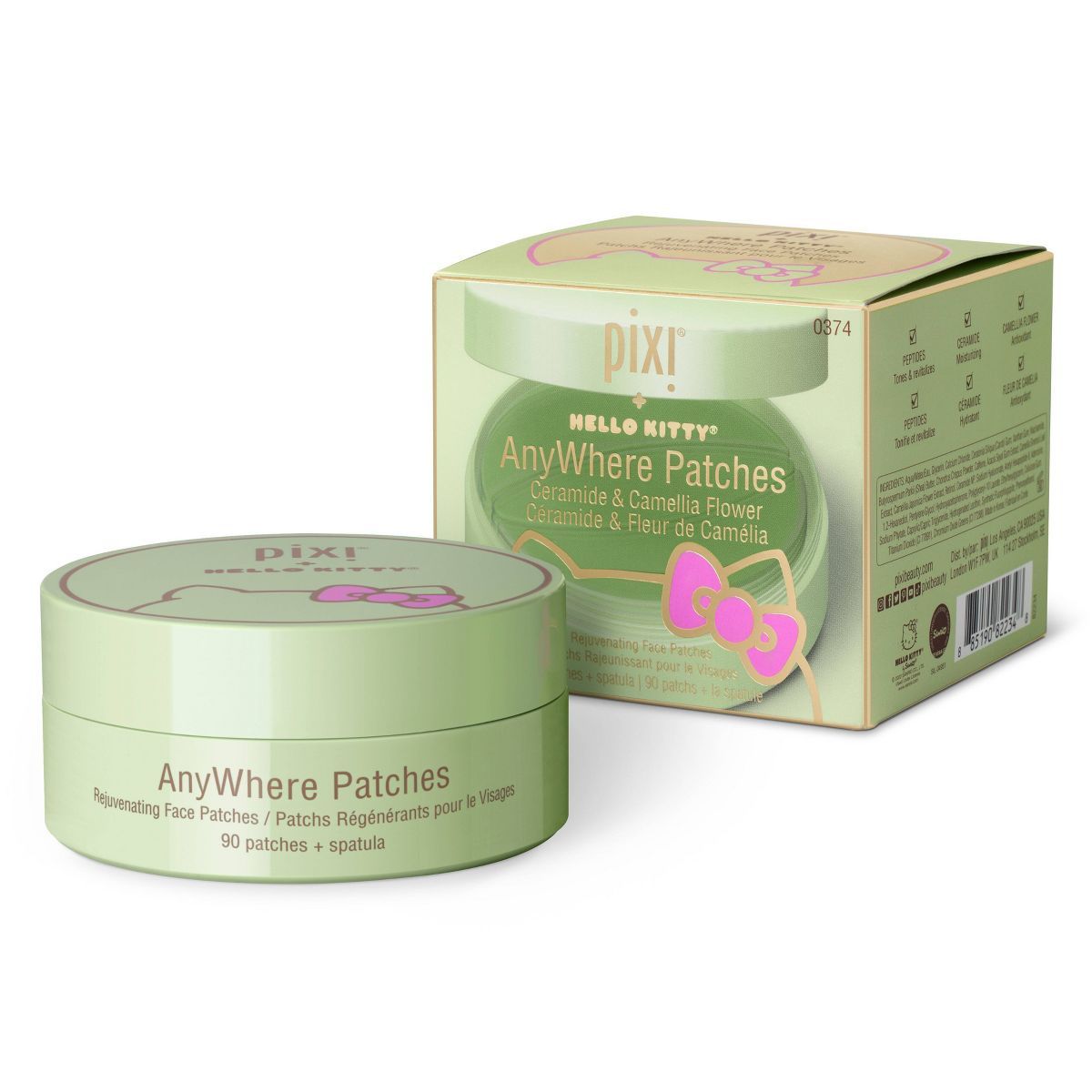 Pixi + Hello Kitty Anywhere Rejuvenating Face Patches - 90ct | Target