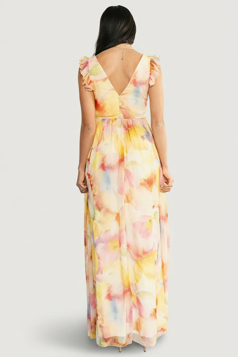 Esperanza Maxi Dress — Yellow Multi Floral | Baltic Born | Baltic Born