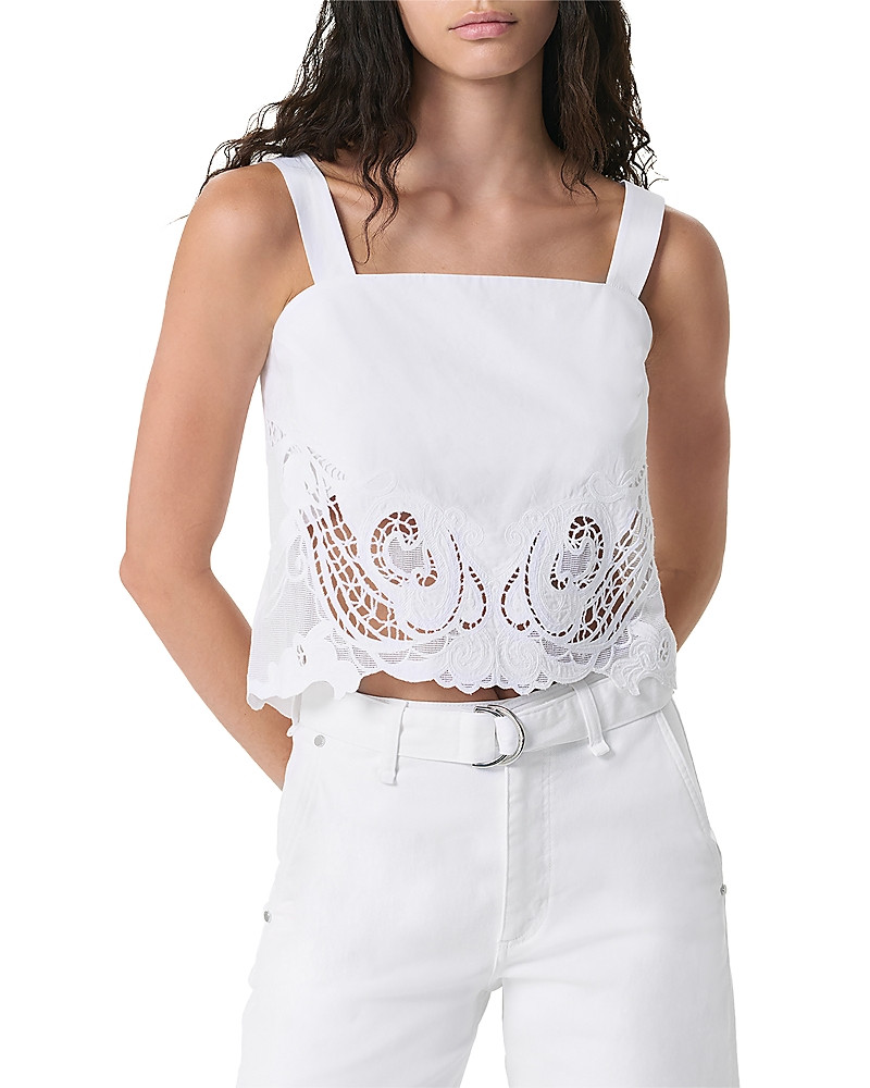 rag & bone Clem Lace Tank Top | Bloomingdale's (US)
