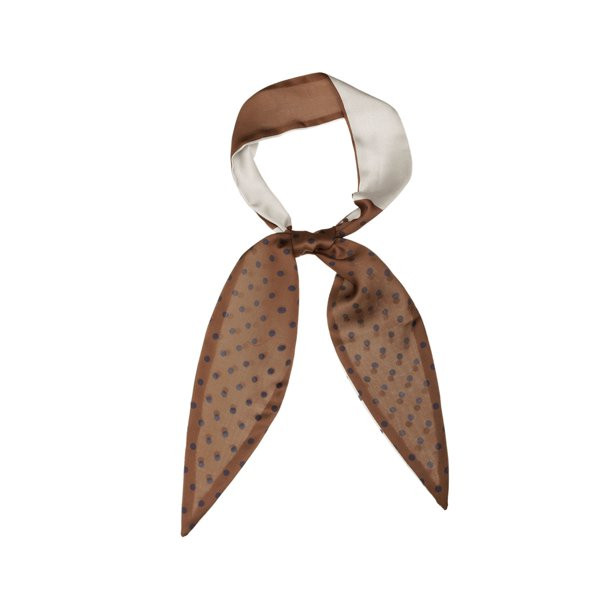 Allegra K Women's Chic Polka Dots Neckerchief Skinny Scarves Hair Tie Ribbon - Walmart.com | Walmart (US)