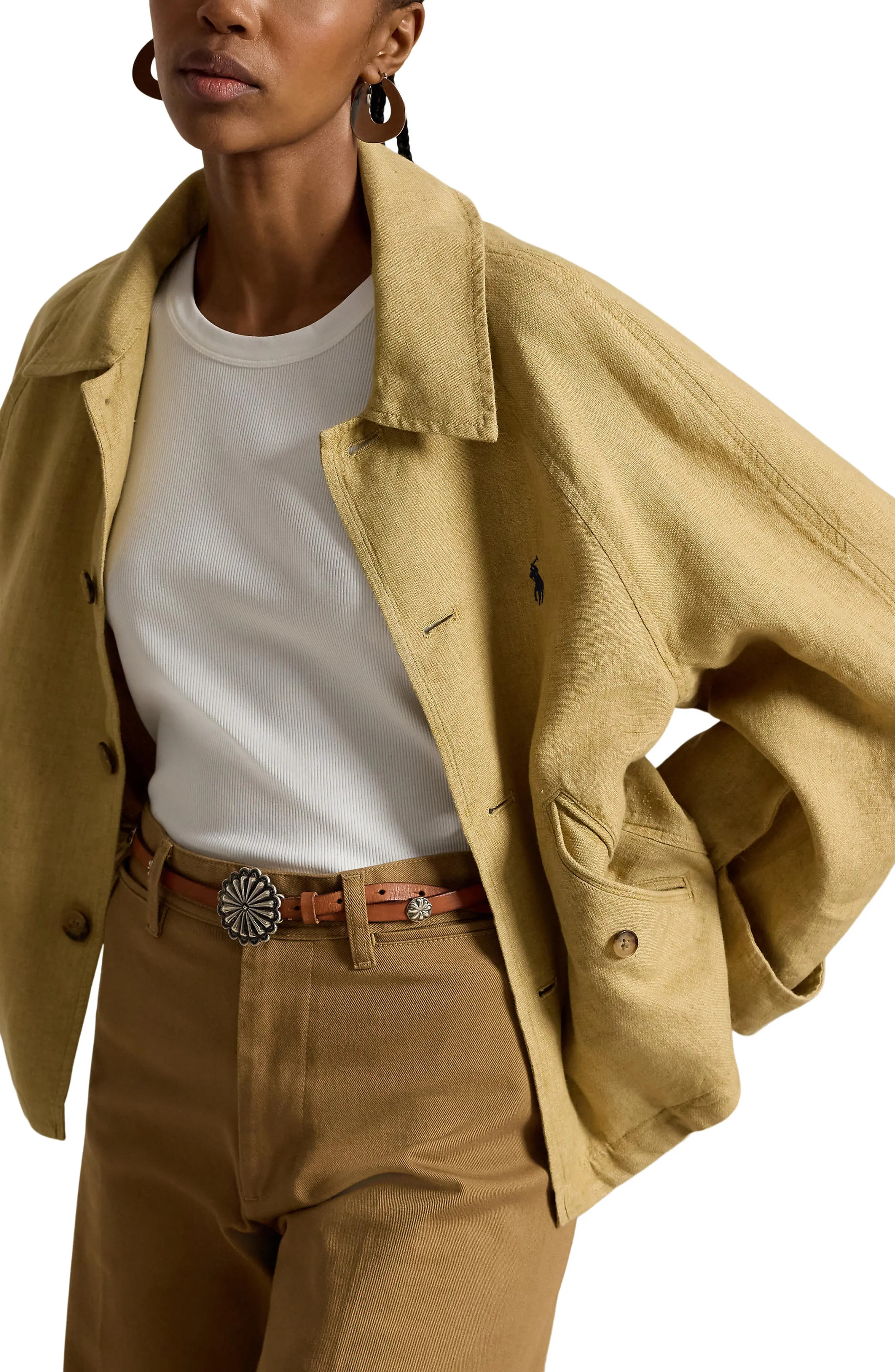Boxy Linen Jacket (Women) | Nordstrom | Nordstrom