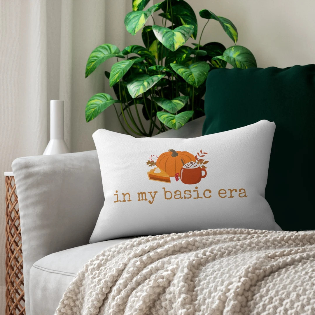 Basic Fall Pillow, In My Basic Fall Era, Autumn Pillow, Fall Decor, Fall Pillow, Autumn Decor, Fa... | Etsy (US)