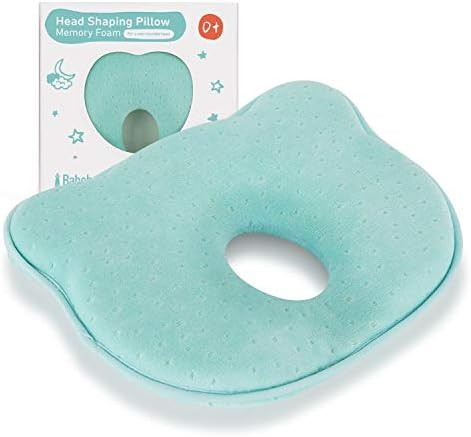 Newborn Baby Head Shaping Pillow,Preventing Flat Head Syndrome(Plagiocephaly),Made of Memory Foam... | Amazon (US)