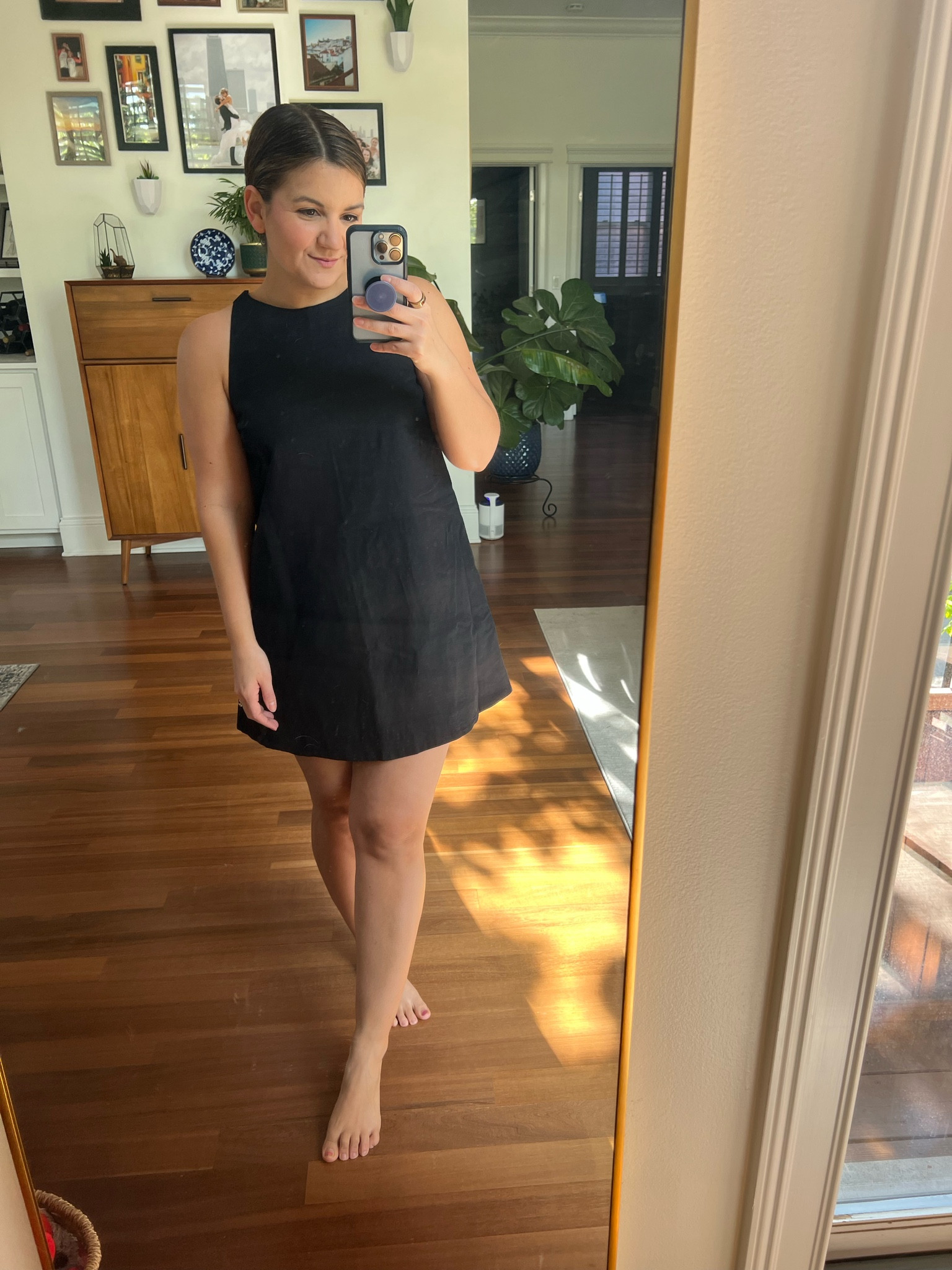 Easy casual linen mini dress - wearing size small petite but want to exchange for a regular small since it’s short! Also comes in tall sizing.

#LTKunder100 #LTKsalealert #LTKSeasonal