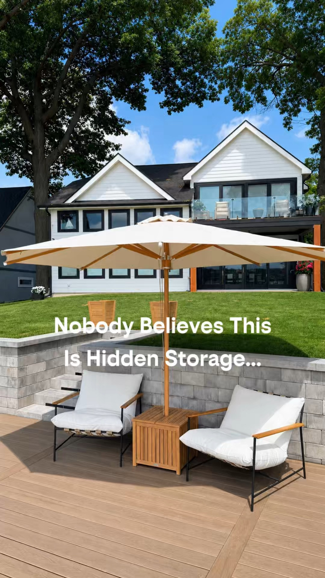 This Amazon patio side table looks so much more expensive than it is. 🤍

It has hidden storage for outdoor furniture covers, pool towels, and patio essentials. We even added an old umbrella stand in the center, and everything still fits perfectly.

If you’re looking for Amazon patio furniture, outdoor storage ideas, patio decorating ideas, or high-end outdoor decor for less, this is one of my favorite finds.

💕 Follow @theshannykate_style for more Amazon finds, outdoor living inspiration, and high-end looks for less.

#LTKSeasonal
