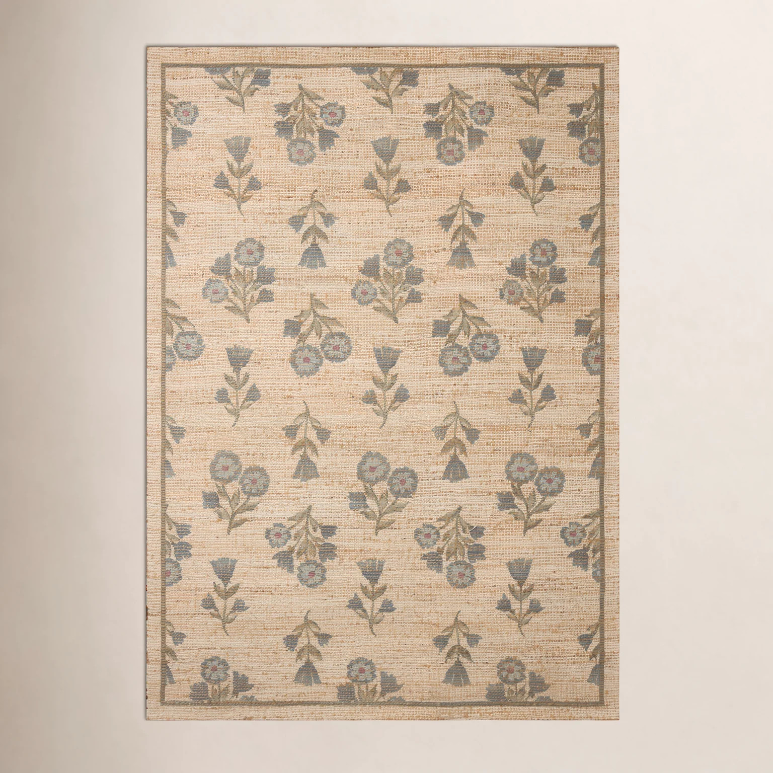 Chris Loves Julia x Loloi Rue Moss / Blue Area Rug | Wayfair North America