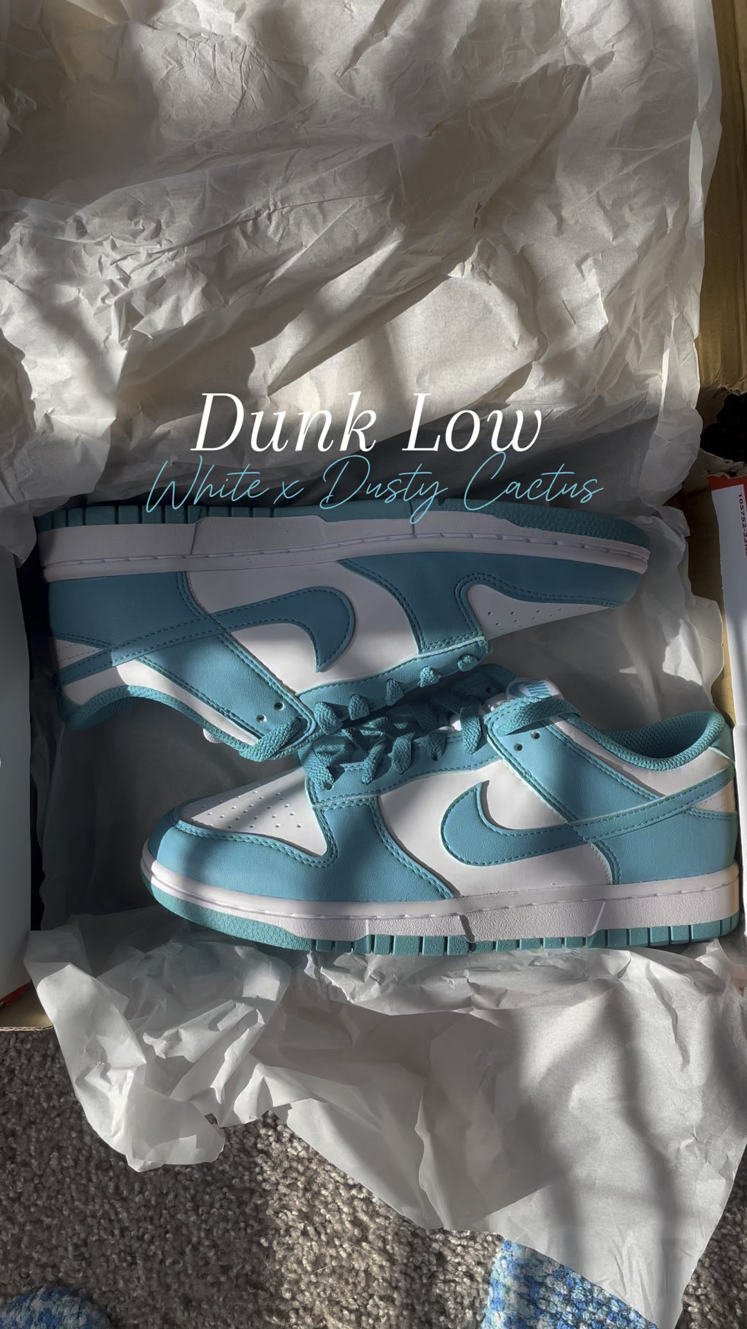 One thing  Nike
 will do is snap on color combinations! I found the cutest Dunk Lows that I had to add to my Dunk collection.
Color: White x Dusty Cactus ( but Dusty where🔍?)
Would you add these to your collection ?
#dunklows #dustycactus #nikedunklow #whitedunklow #shoecollection #shoecheck #summersneakers #summercollection #dunkshoes

#LTKVideo