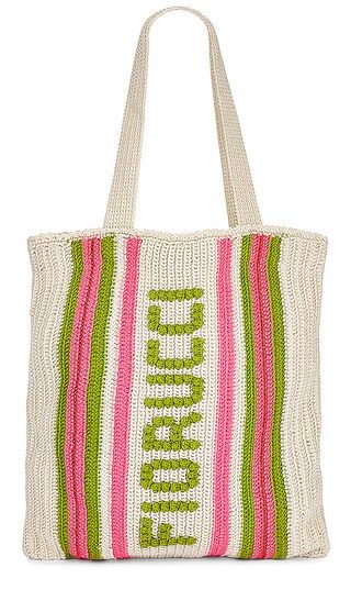 Crochet Tote Bag in Pink | Revolve Clothing (Global)
