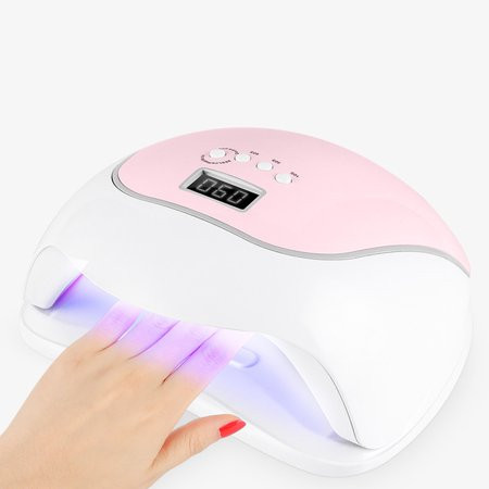 Bcloud BQV5 Nail Drying Lamp Quick Dry UV LED Light 120W Double Light Source Smart Sensor Manicure L | Walmart (US)