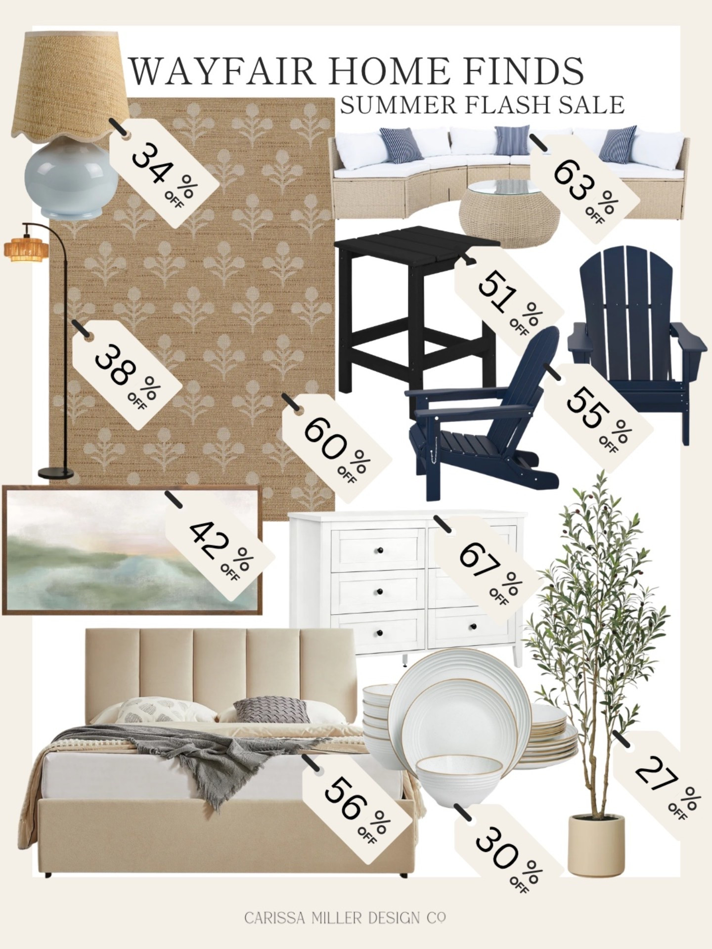 Wayfair’s summer flash sale ends tomorrow. Here are some of my favorite items. Shop these prices before they’re gone!