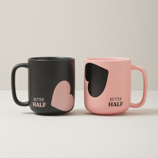 BETTER HALF MUGS, SET OF 2 | Indigo (CA)
