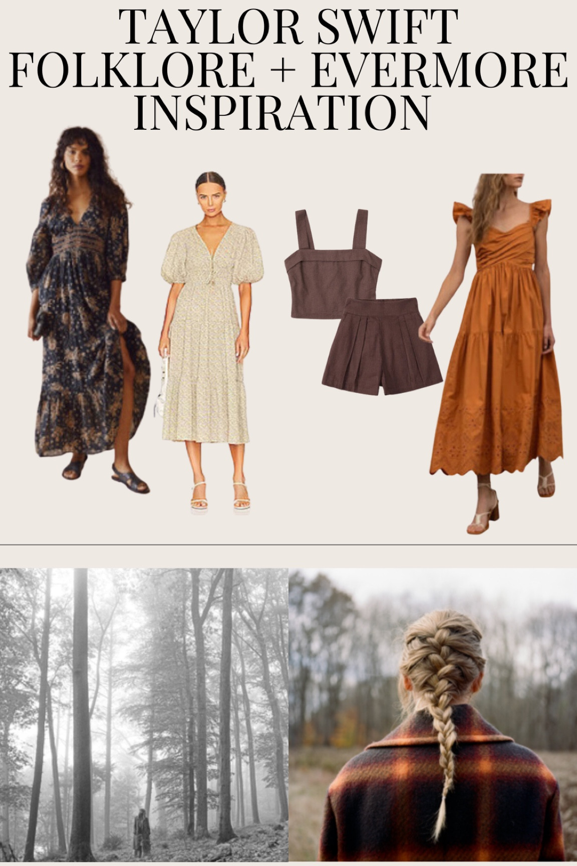 TAYLOR SWIFT CONCERT INSPO 🎤 FOLKLORE + EVERMORE *cardigan + Betty* 🤎

#LTKunder100 #LTKfit #LTKunder50
