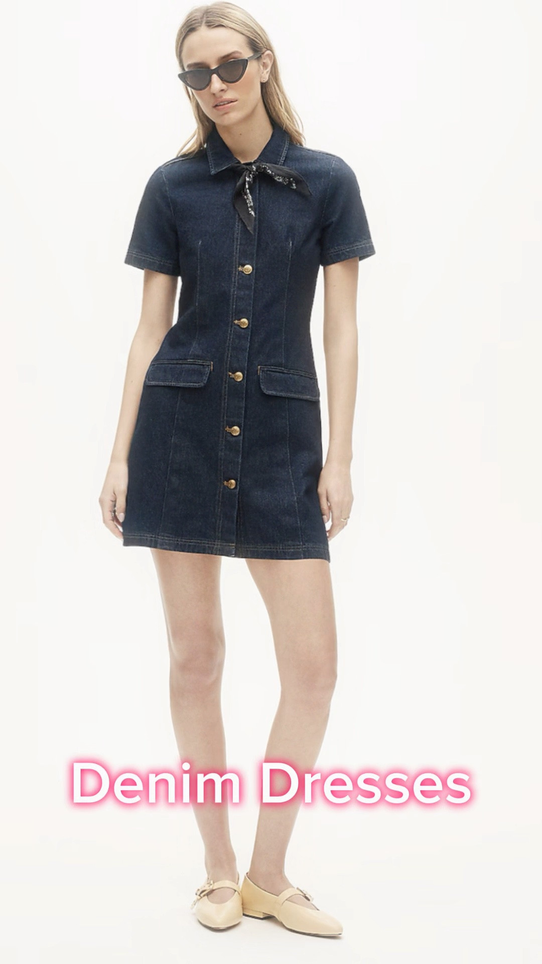 Summer’s favorite denim mini is officially moving into fall! 🍂 I’m swapping out my flat sandals for knee-high boots and adding a chunky cardigan for those crisp morning coffee runs. This dress is structured enough to feel polished but comfortable enough for all-day wear. The perfect "bridge" piece for your wardrobe!

#LTKOver40 #LTKTravel #LTKWorkwear
