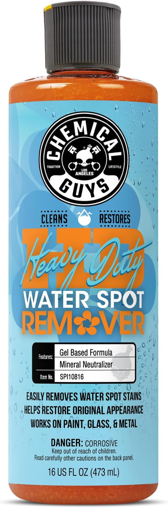 Chemical Guys Heavy Duty Water Spot Remover - Stain Removing Gel for Paint, Glass & Metal - Safe ... | Amazon (US)