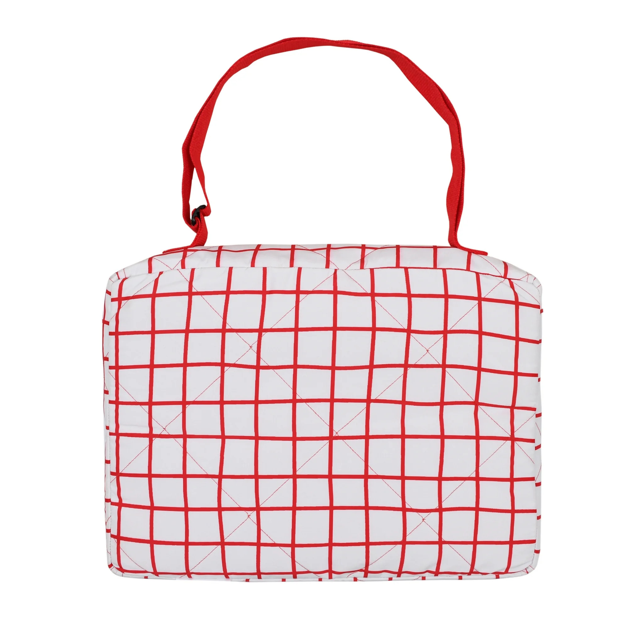 Mainstays Beach Blanket, Sand and Water Resistant, 79" x 59", Red Grid | Walmart (US)