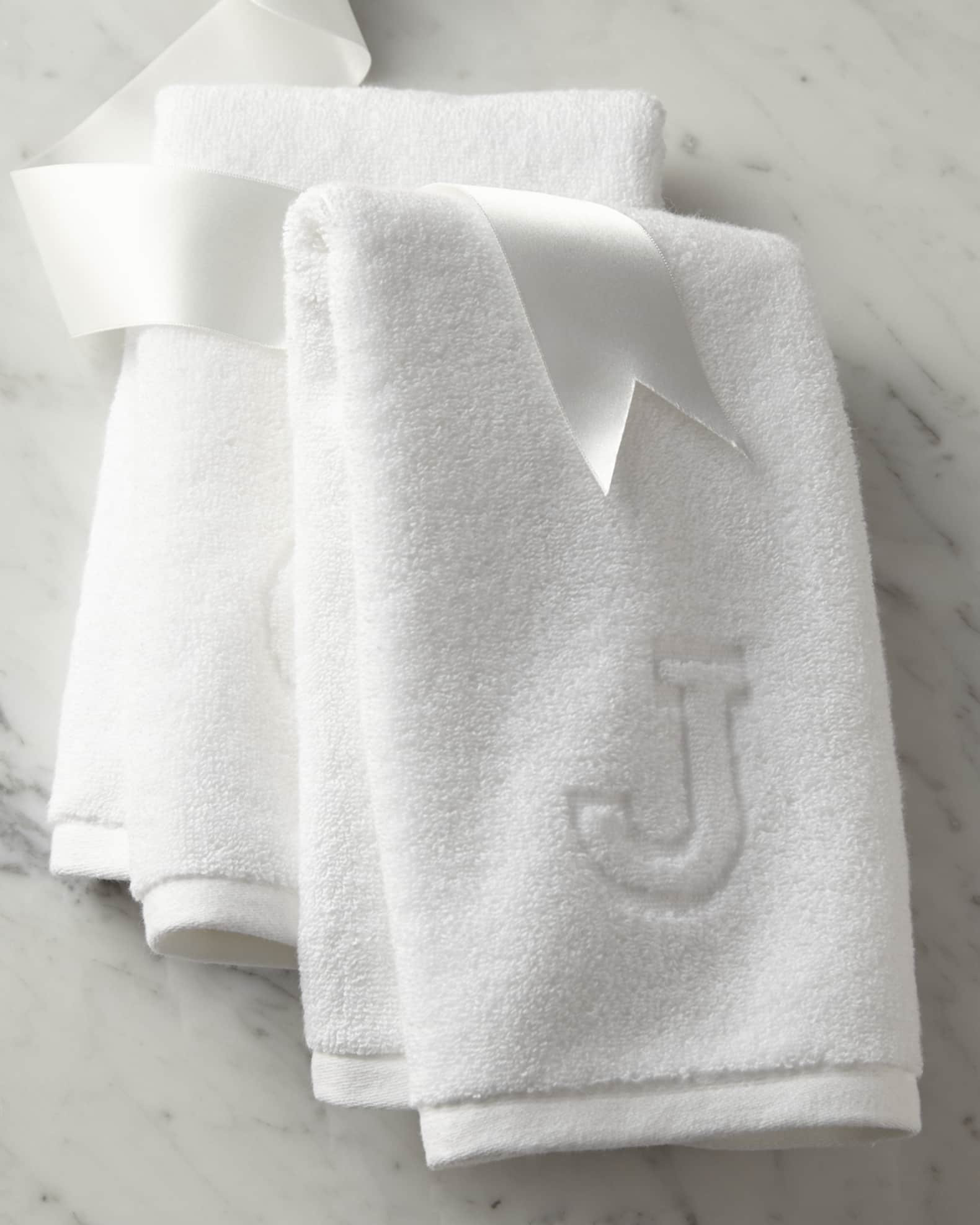 Matouk Auberge Monogrammed Fingertip Towel | Neiman Marcus