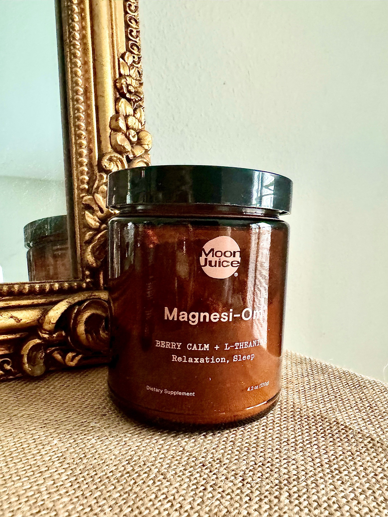 Magnesium powder by Moon Juice
Add 1 tsp in a glass of water and soak up all the vitamins & minerals
Flavor: Berry 
Very refreshing & supports healthy brain function, relaxation & calming the body, alleviation of PMS

#LTKbeauty #LTKfitness #LTKfindsunder50