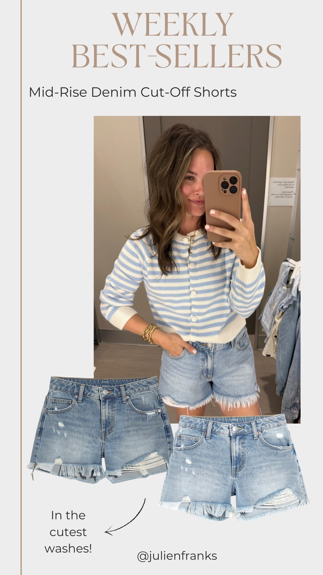 Starting off this week’s best sellers with these jean shorts 🤍 I’ve been pairing them with everything—they’re so comfortable. The length is just right, and I love all the washes they come in!

#LTKmomlife #LTKSeasonal #LTKootd