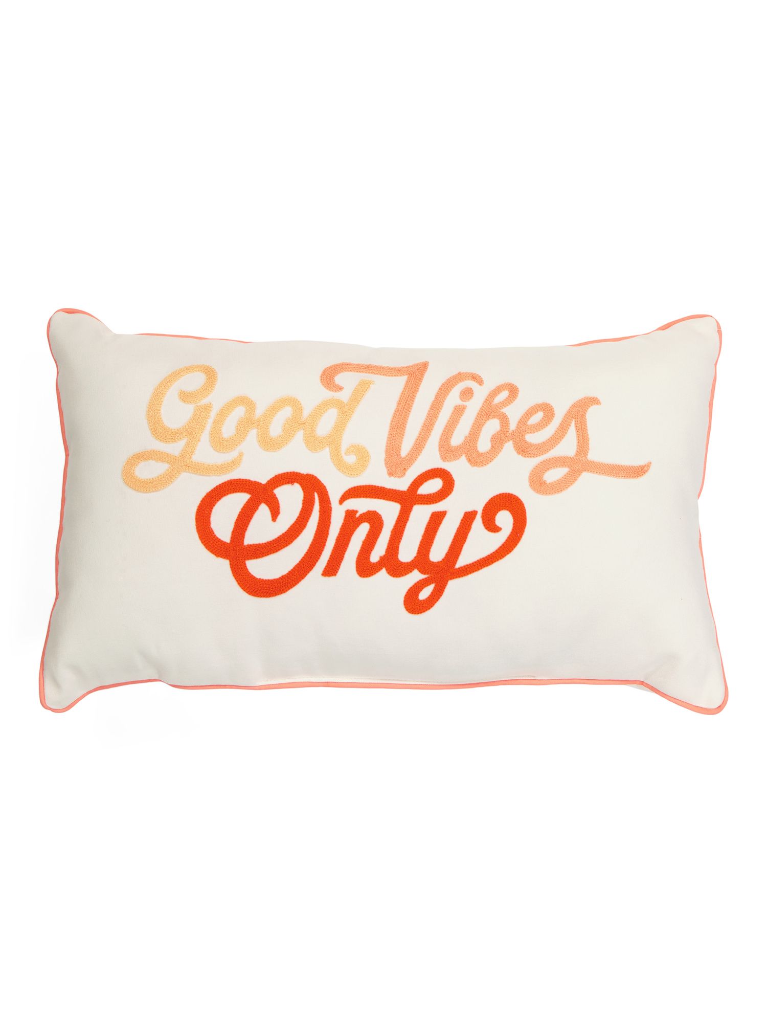 14x24 Indoor Outdoor Good Vibes Only Pillow | Throw Pillows | Marshalls | Marshalls