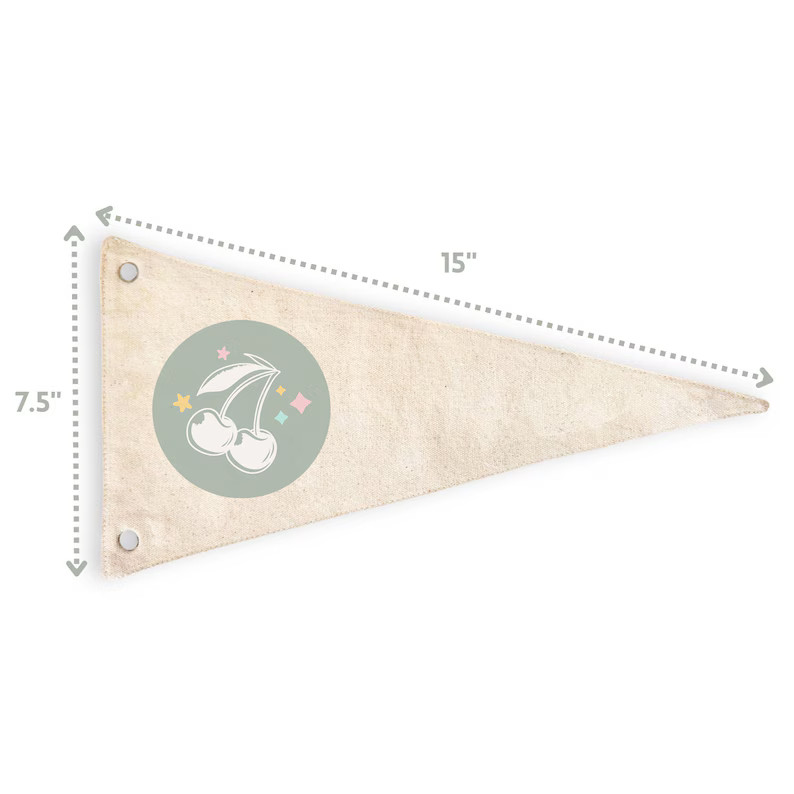 Make Waves Canvas Pennant Flag  Wall Hanging | Minimalist Kids Room Decor | Playroom Decor Banner... | Etsy (Global)