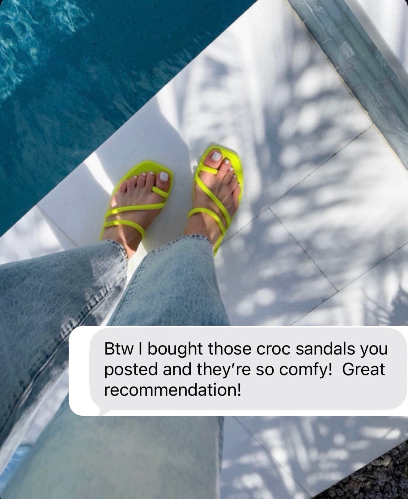 They just restocked all of the colors in these Crocs sandals, and I can see why they’re so popular. They’re incredibly comfortable, easy to style, and make the perfect summer sandal for vacations, pool days, and everyday wear. If you’ve been thinking about grabbing a pair, now is the time before they sell out again.

annabrstyle, Crocs sandals, comfortable sandals, summer sandals, vacation sandals, pool sandals, everyday sandals, travel shoes, casual summer style, vacation outfit, comfortable summer shoes, Crocs finds

#LTKSwim #LTKootd #LTKSeasonal