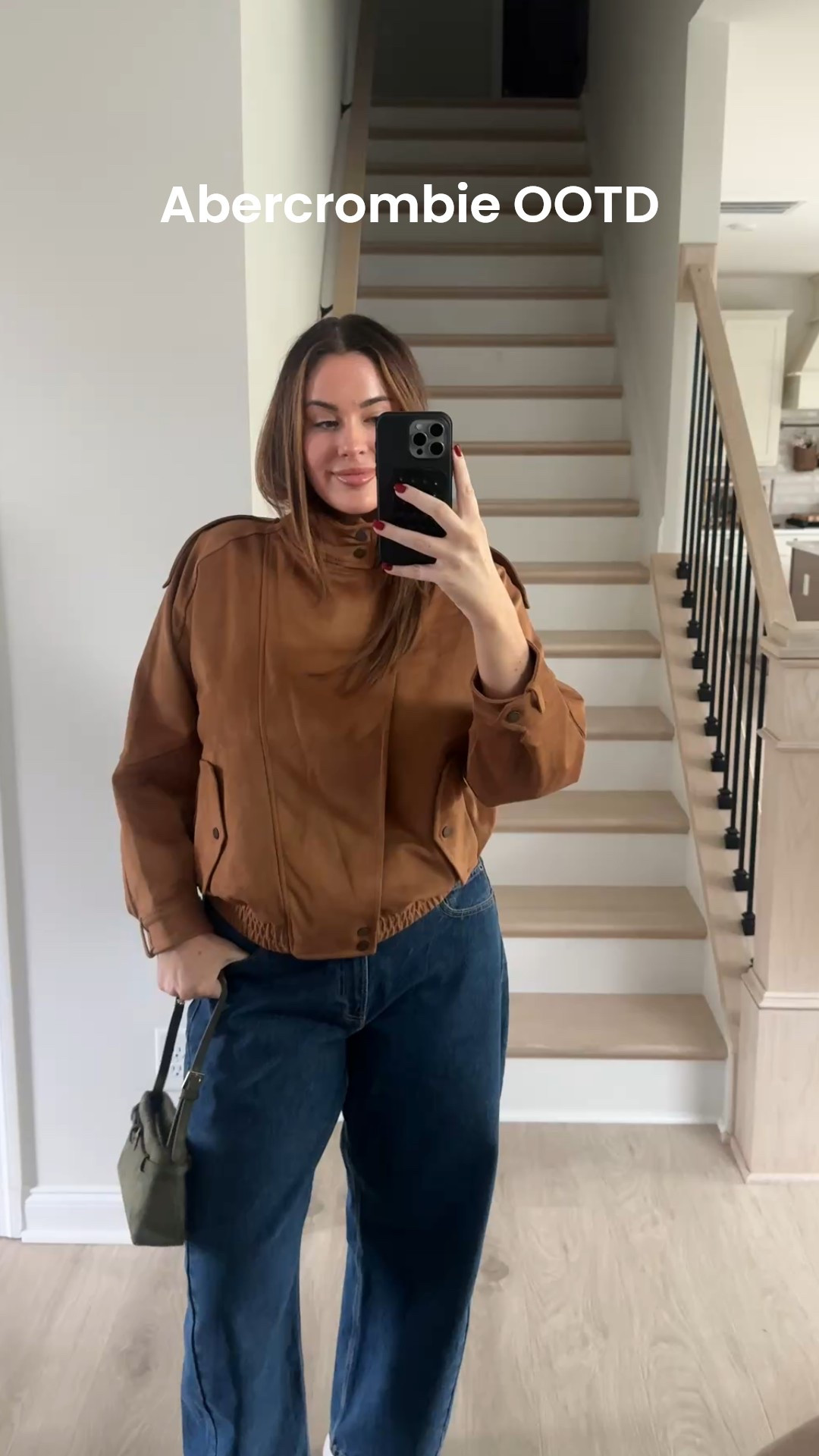 Abercrombie OOTD wearing large jacket and 32 long denim @abercrombie

#LTKMidsize #LTKTall