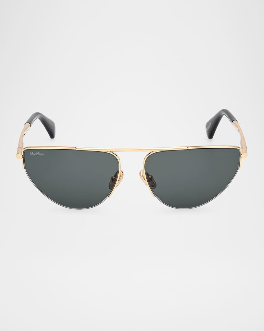 Max Mara Metal Cat-Eye Sunglasses | Neiman Marcus