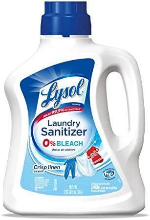 Lysol Laundry Sanitizer Additive, Bacteria-Causing Laundry Odor Eliminator, 0% Bleach Laundry San... | Amazon (US)
