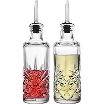 Godinger Oil and Vinegar Dispenser Cruet Set, Condiment Pourer Bottle - Dublin Collection | Amazon (US)