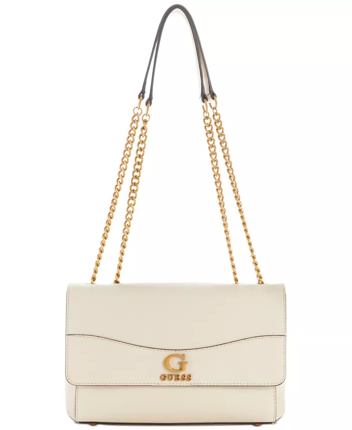 GUESS Nell Convertible Small Double Chain Link Crossbody Flap & Reviews - Handbags & Accessories ... | Macys (US)