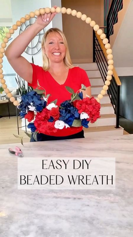 4 Items Needed- Easy Beaded Patriotic Wreath 

SUPPLIES: 
•Beaded Wreath
•Floral Stems
•Styrofoam Wreath
•Zip Ties 

You'll also need wire cutters to cut the florals. 

I love doing these beaded wreaths because the biggest investment in this project is reusable - the beaded wreath. I simply cut the zip ties and reuse the beaded wreath, season after season. Knowing the piece that's most costly is reusable, would you be willing to do this project? Let me know your thoughts in the comments below.

Wreath | Patriotic Decorations | USA Decor | DIY Decor | Home Decor

#LTKSeasonal #LTKFindsUnder100 #LTKHome