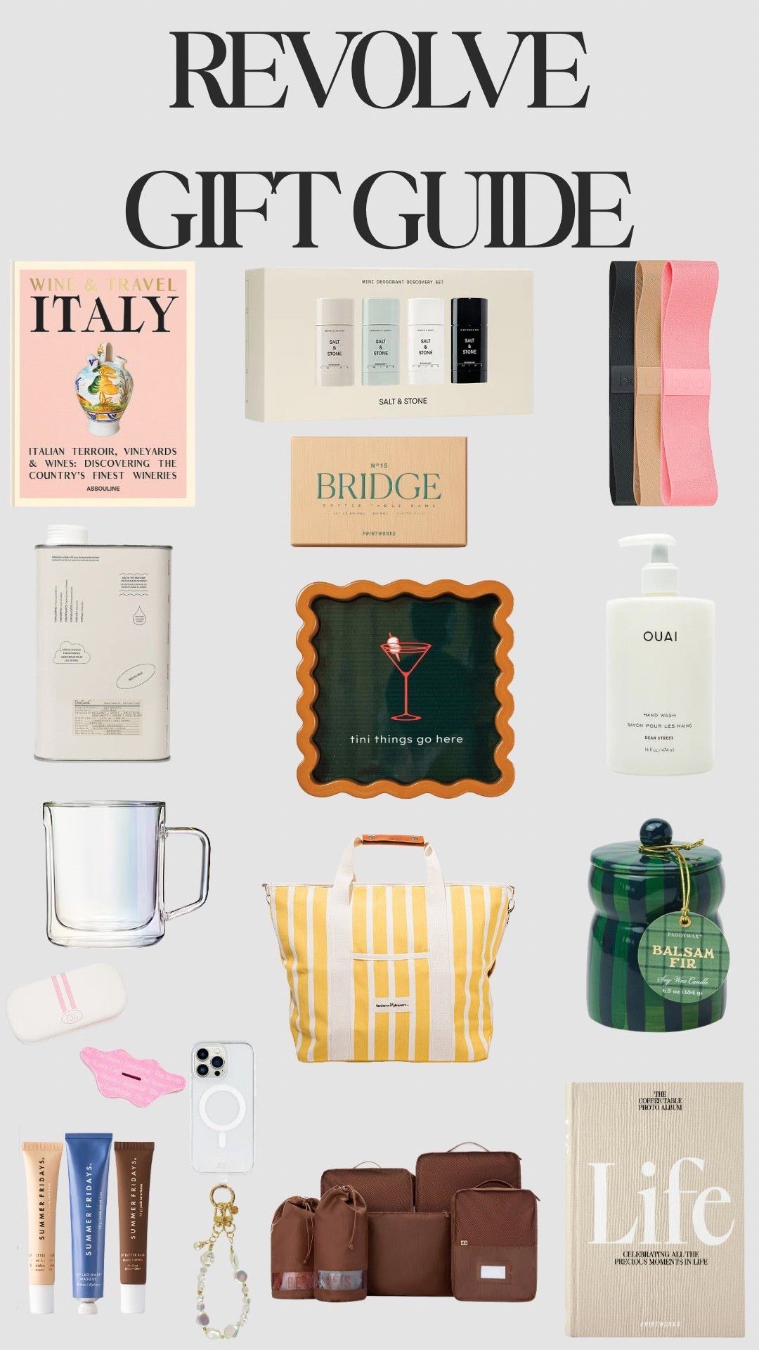 Revolve gift guide! 20% off everything today use code HAPPY20!! Fast 2 day shipping - #holidaygiftguide #giftideas

#LTKHoliday #LTKSaleAlert #LTKGiftGuide