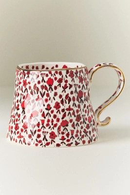 The Mud Fairy Blooming Hearts Stoneware Mug | Anthropologie (US)