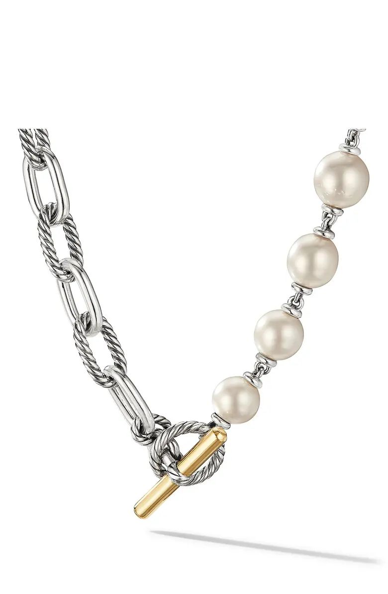 David Yurman Madison® Pearl Chain & 18K Gold Necklace | Nordstrom | Nordstrom
