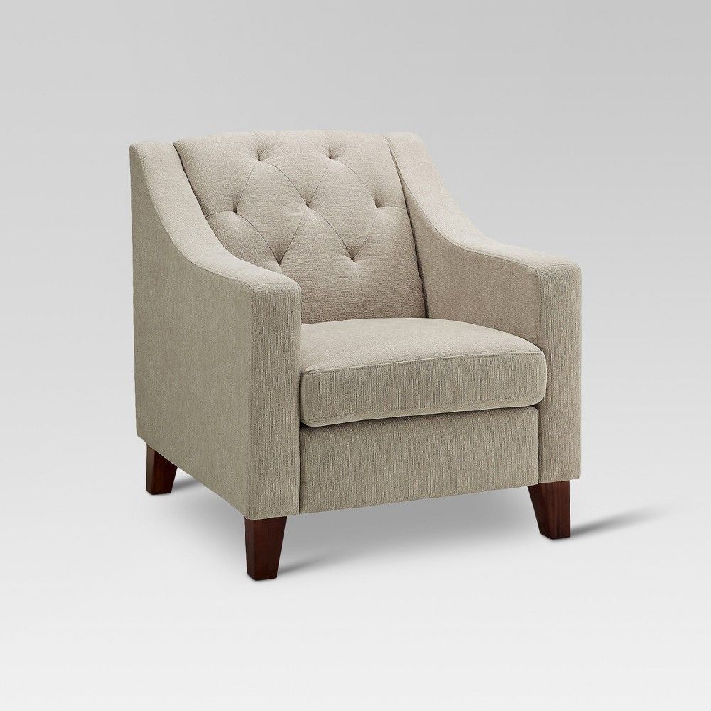 Felton Tufted Chair - Threshold , Brown | Target
