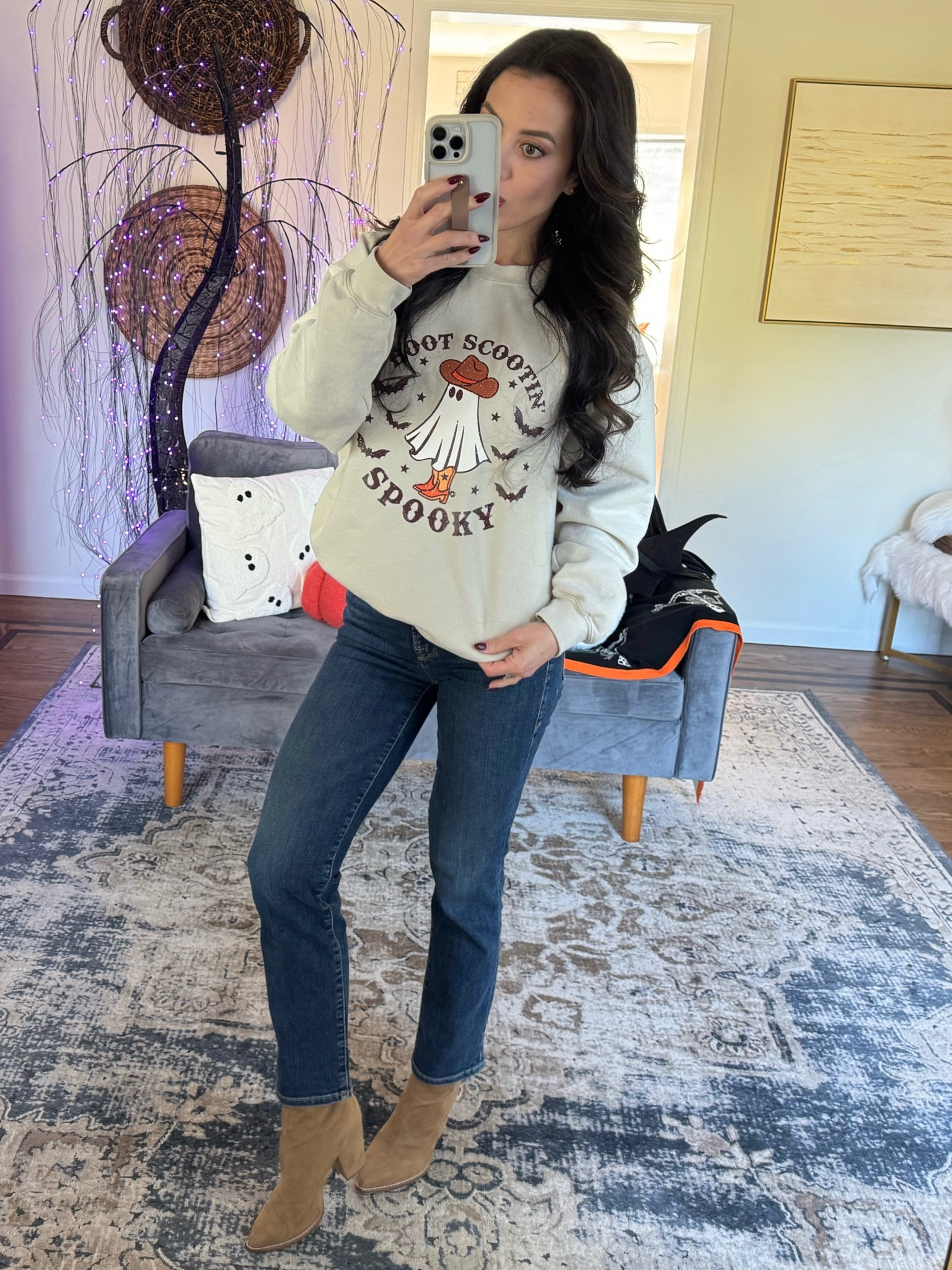 Halloween style. Spooky season. Halloween sweater. Fall fashion  

#LTKSeasonal #LTKHalloween #LTKFindsUnder50