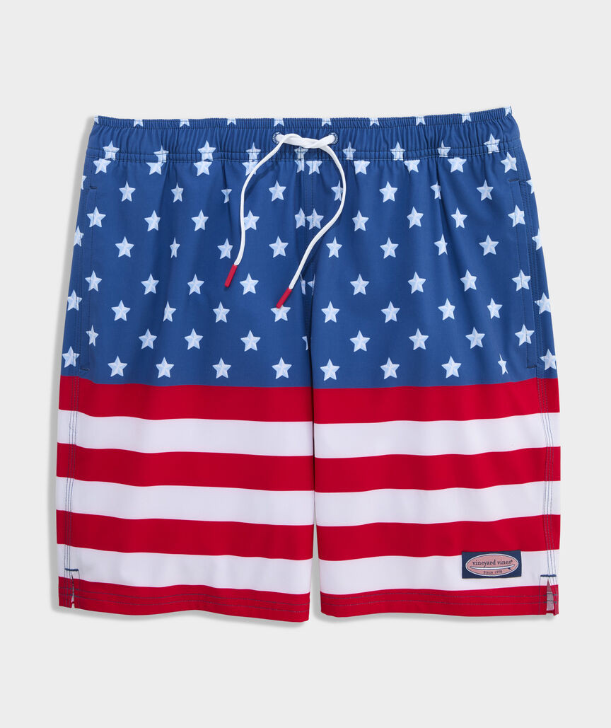 7 Inch Printed Chappy Swim Trunks | vineyard vines