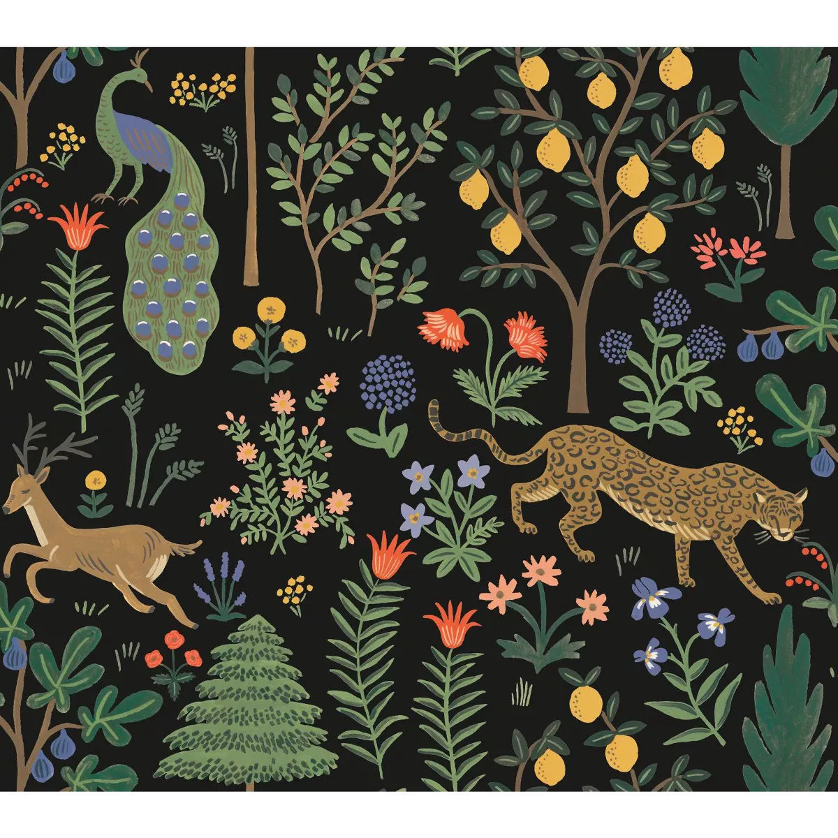 Rifle Paper Co. Menagerie Peel and Stick Wallpaper: Removable Vinyl, Self-Adhesive, Floral Botani... | Target