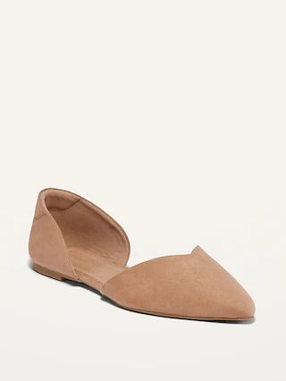Pointy-Toe D'Orsay Flats for Women | Old Navy (US)