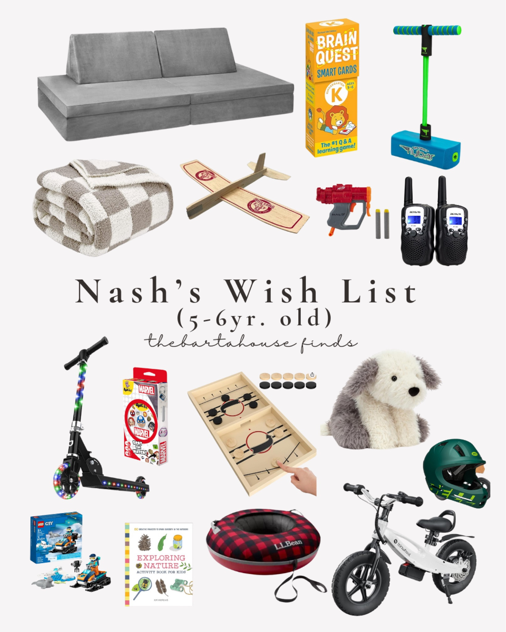 Nash’s wish list he helped me make!

A 5-6 year olds dream list ✔️

#LTKkids #LTKHoliday #LTKGiftGuide