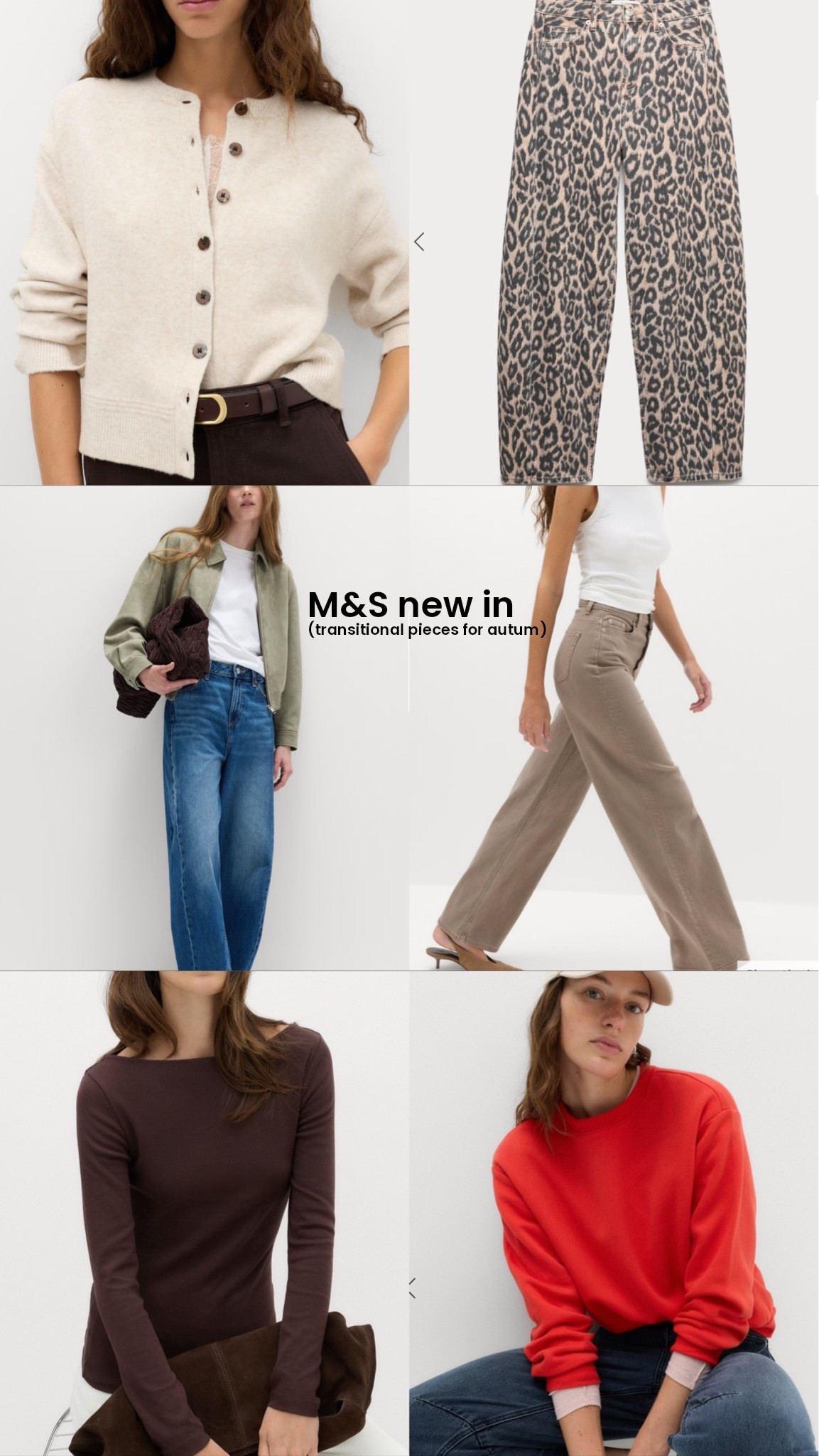 M&S new in with some great transitional pieces for autumn 🤎

#LTKuk #LTKautumn #LTKeurope